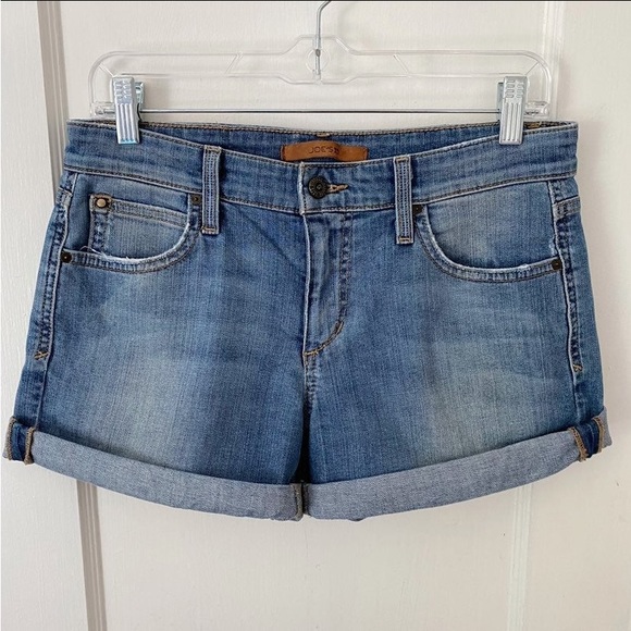 Joe's Jean Lottie Roll Up Denim Jean Short 26 - Picture 2 of 9